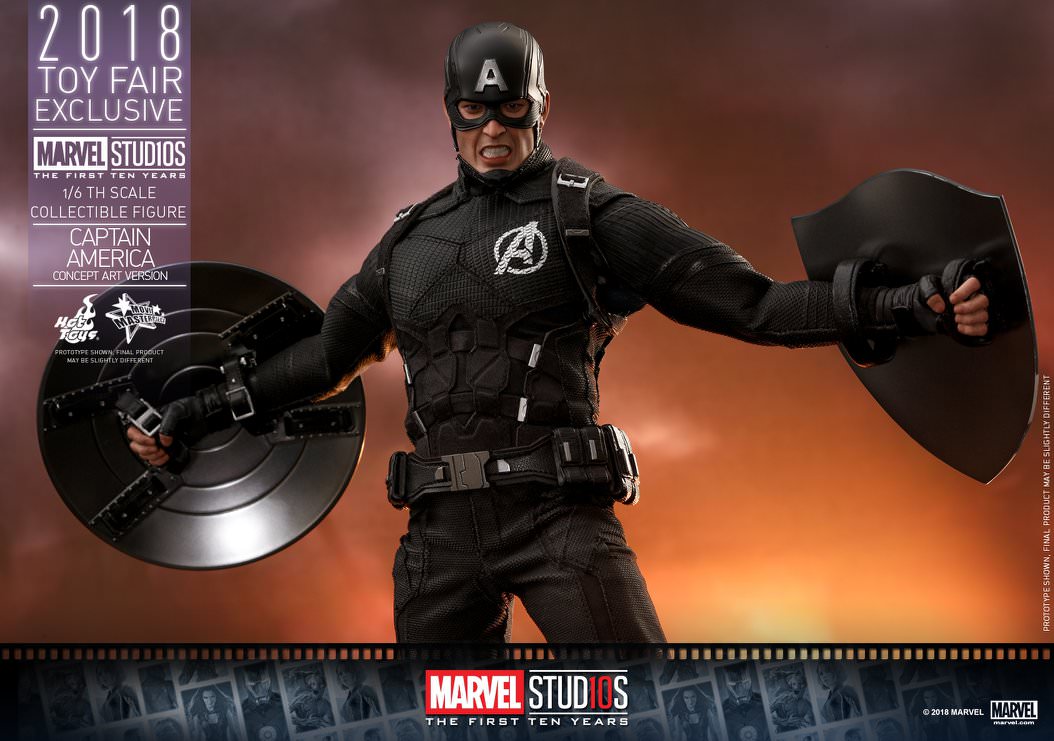 Captain America Concept Art 1/6 - Marvel Studios: The First Ten Years Hot Toys