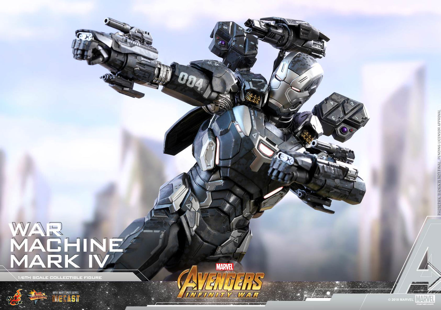 War Machine Mark IV S.E 1/6 - Avengers: Infinity War Hot Toys