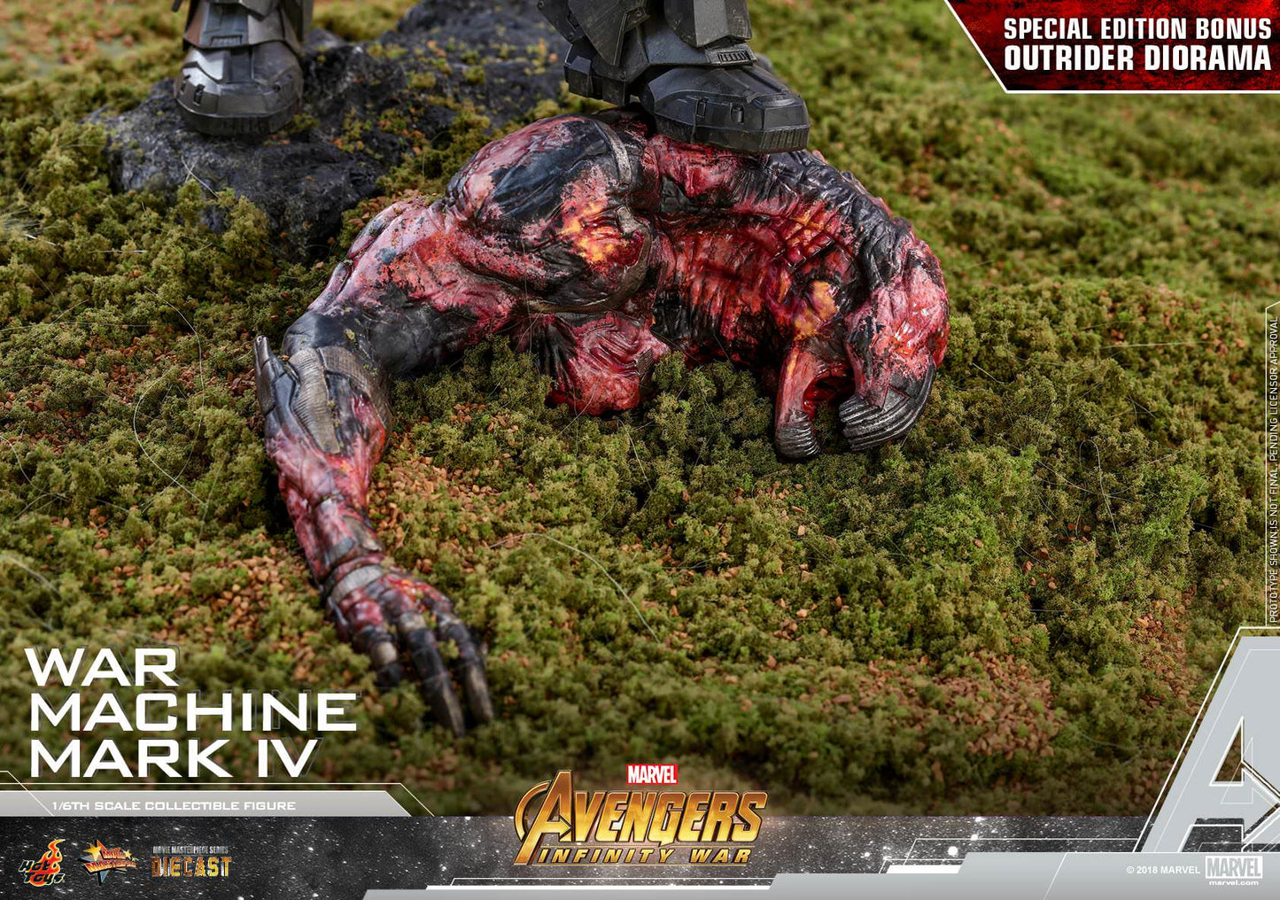 War Machine Mark IV S.E 1/6 - Avengers: Infinity War Hot Toys