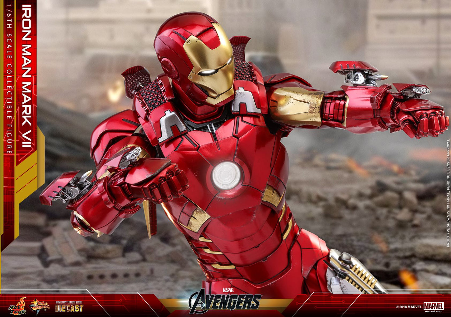 Iron Man Mark VII S.E 1/6 - Avengers Hot Toys Die-Cast Metal