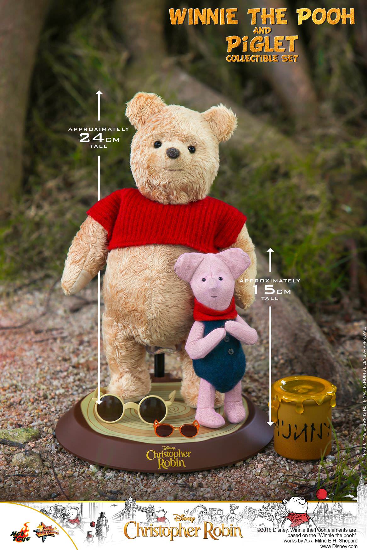 Winnie the Pooh & Piglet 1/6 - Christopher Robin Hot Toys