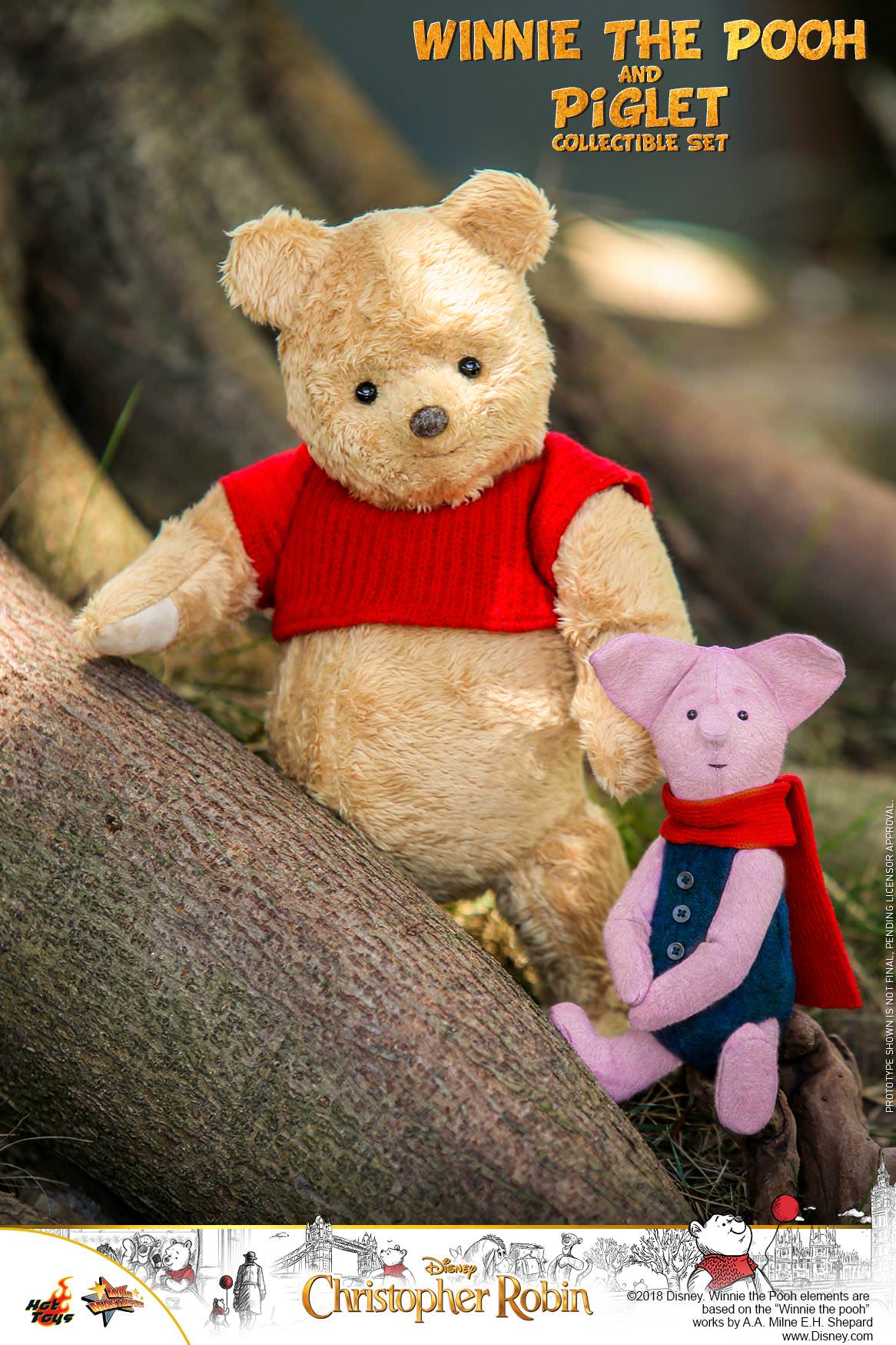 Winnie the Pooh & Piglet 1/6 - Christopher Robin Hot Toys