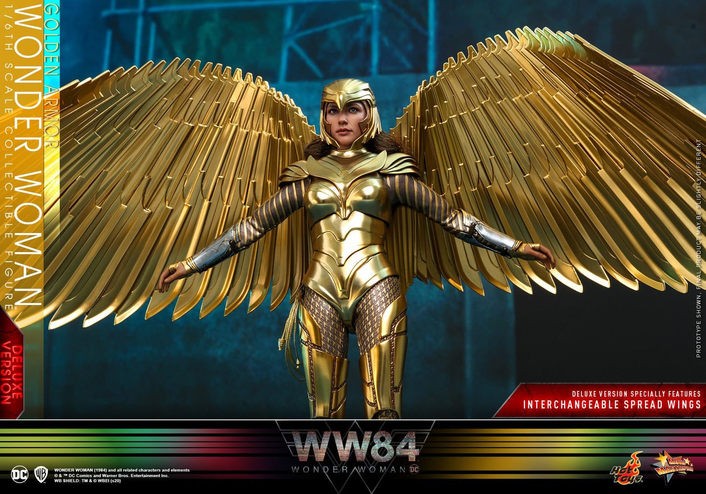 Wonder Woman Golden Armor Deluxe 1/6 - Wonder Woman 1984 Hot Toys