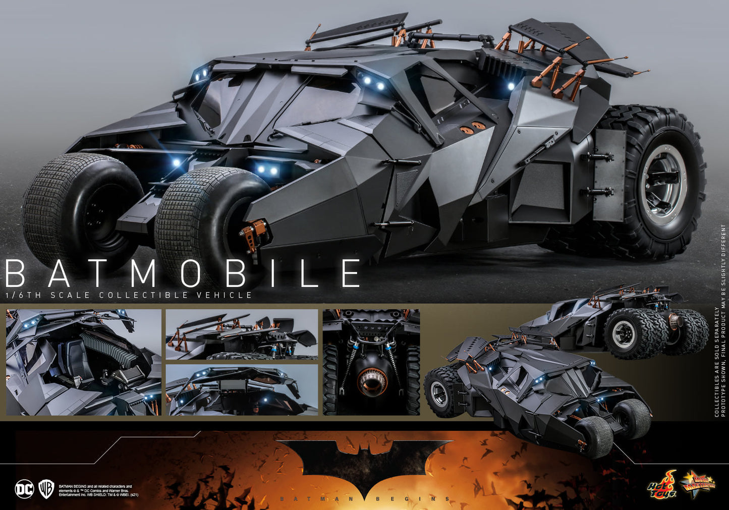 Batmobile 1/6 - Batman Begins Hot Toys