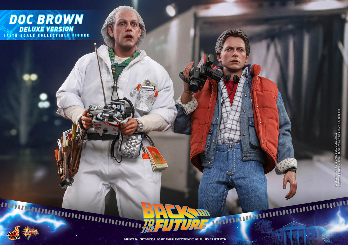 Dr. Emmet Brown Deluxe 1/6 - Back to the Future Part I Hot Toys