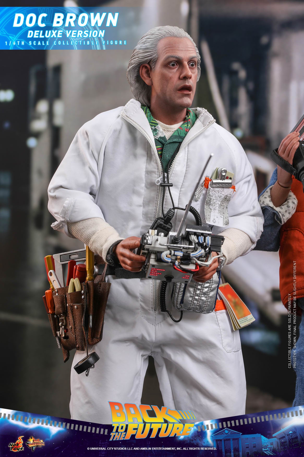 Dr. Emmet Brown Deluxe 1/6 - Back to the Future Part I Hot Toys