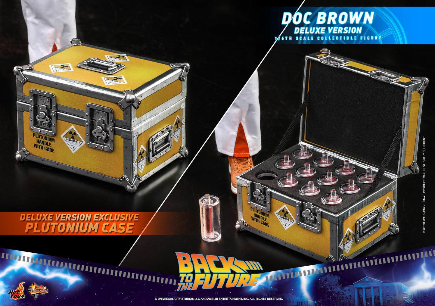 Dr. Emmet Brown Deluxe 1/6 - Back to the Future Part I Hot Toys