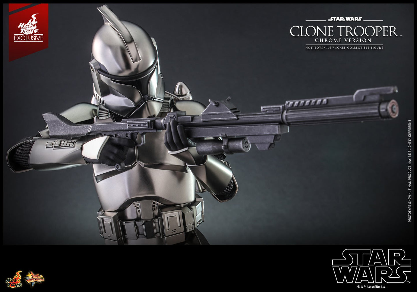 Clone Trooper Chrome Version Exclusive 1/6 - Star Wars Hot Toys