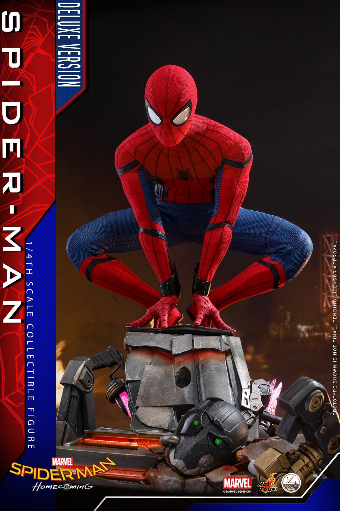 Spider-Man Deluxe S.E 1/4 - Spider-Man: Homecoming Hot Toys