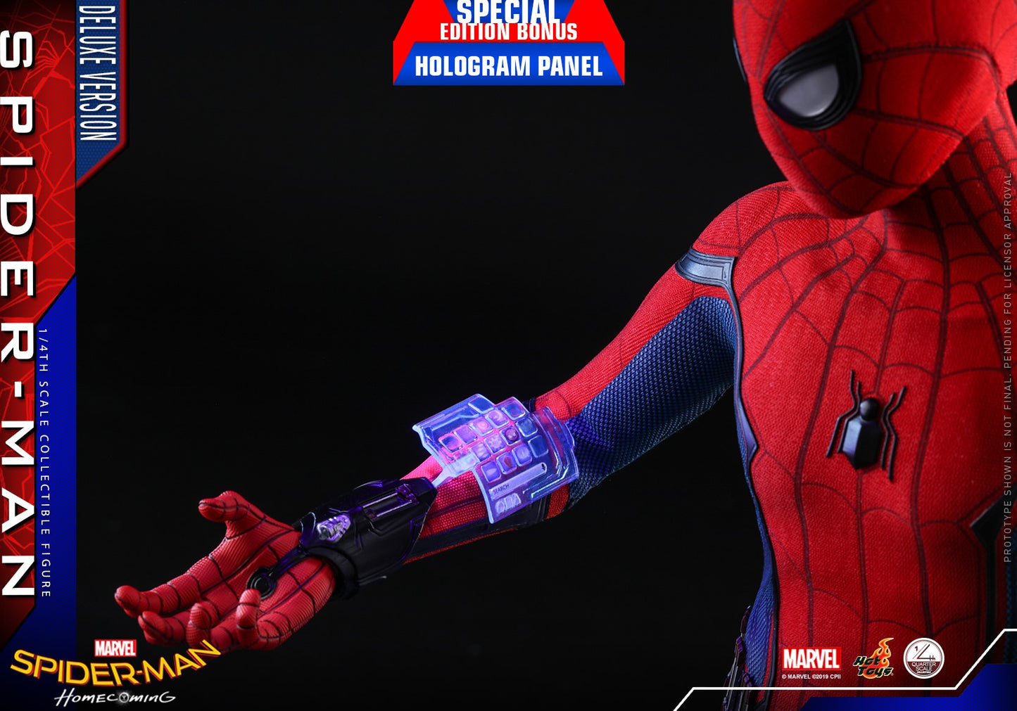 Spider-Man Deluxe S.E 1/4 - Spider-Man: Homecoming Hot Toys