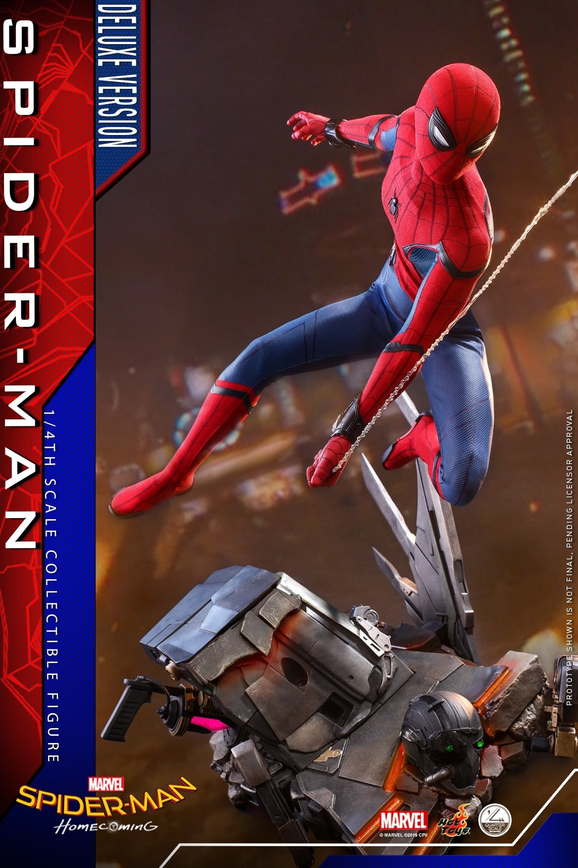Spider-Man Deluxe S.E 1/4 - Spider-Man: Homecoming Hot Toys