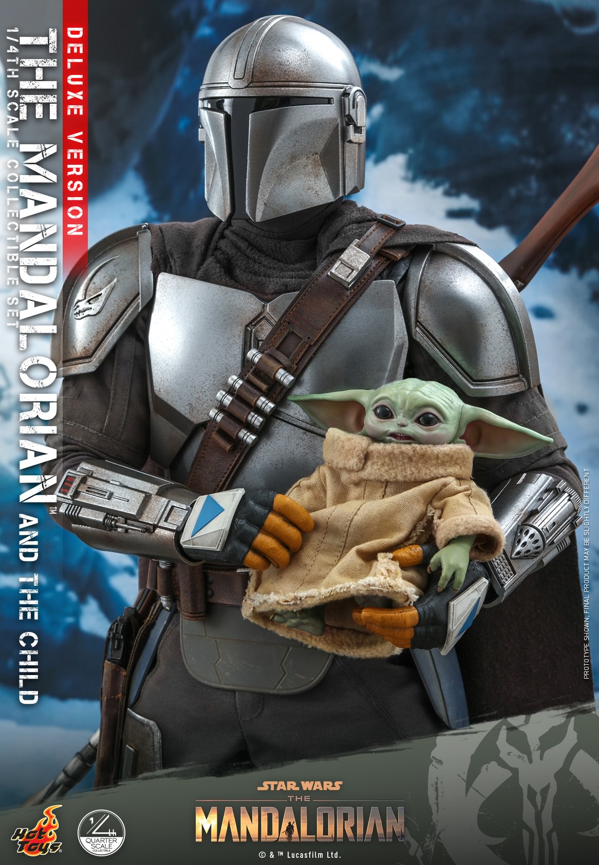 The Mandalorian & The Child Deluxe 1/4 - Star Wars: The Mandalorian Hot Toys