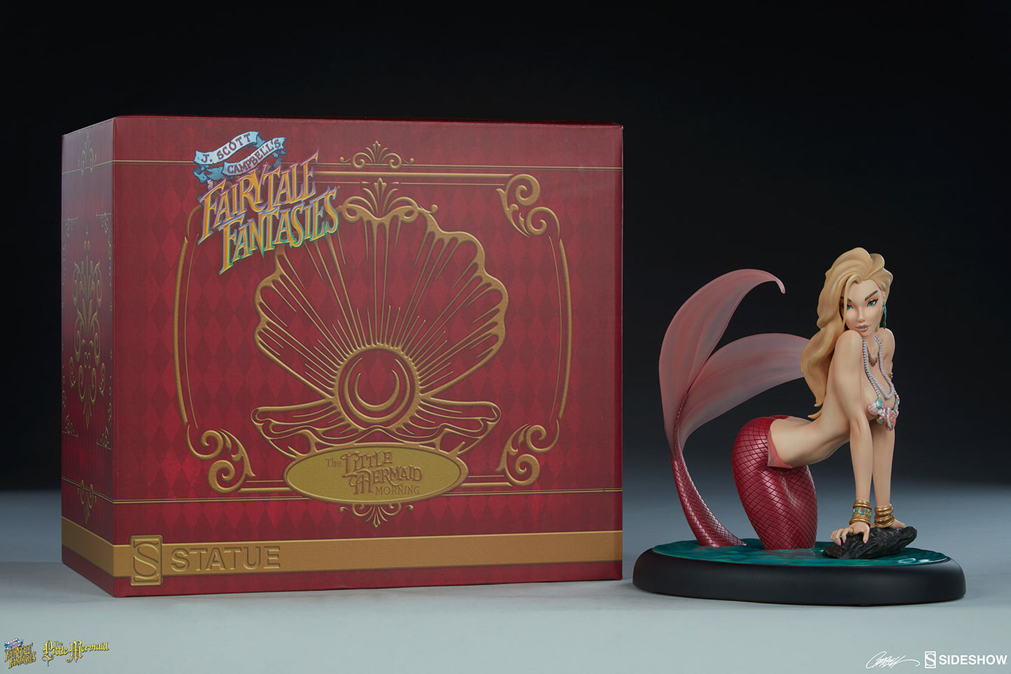 Little Mermaid Morning Statue - Fairytale Fantasies Sideshow