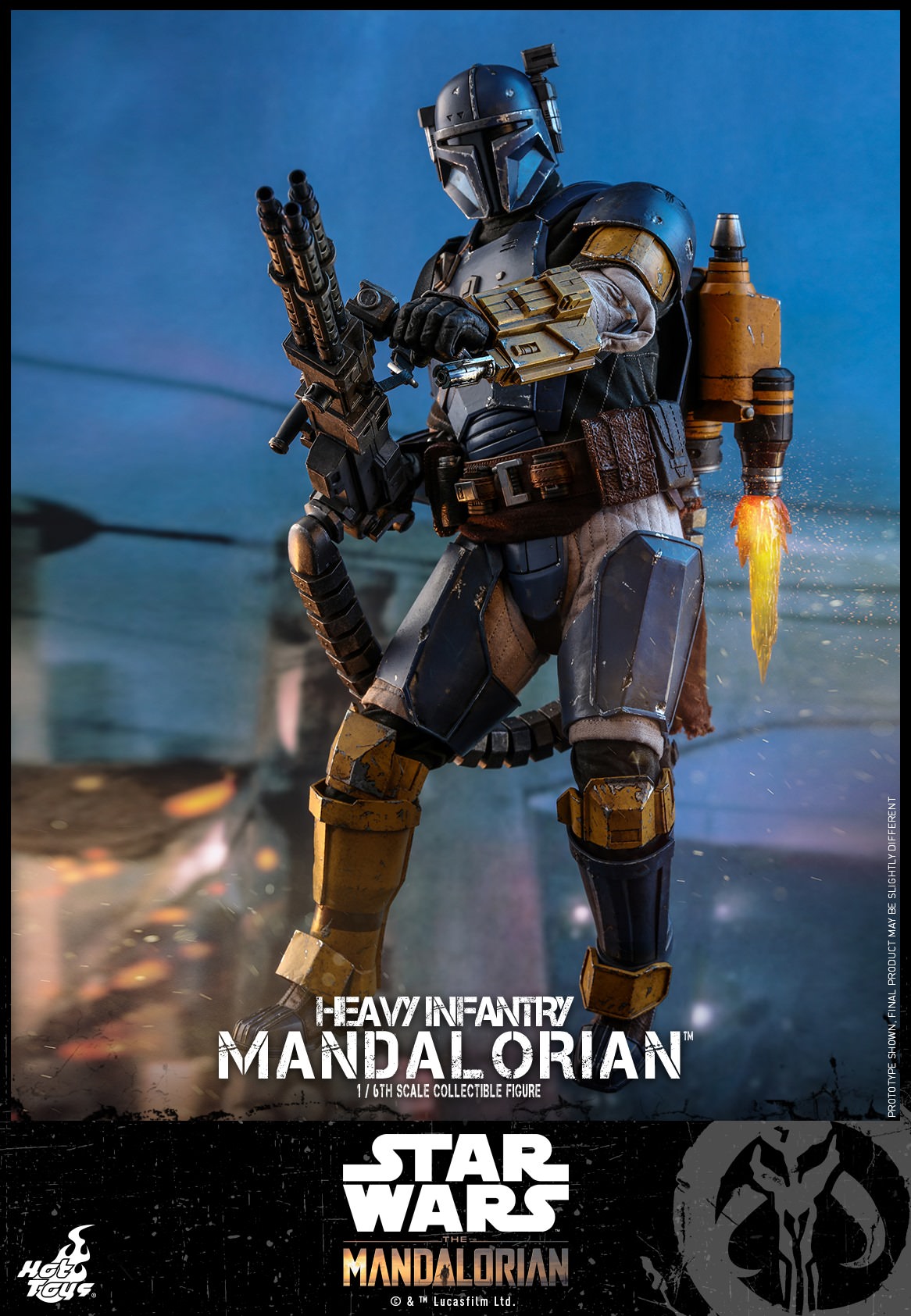 Heavy Infantry Mandalorian 1/6 - Star Wars: The Mandalorian Hot Toys