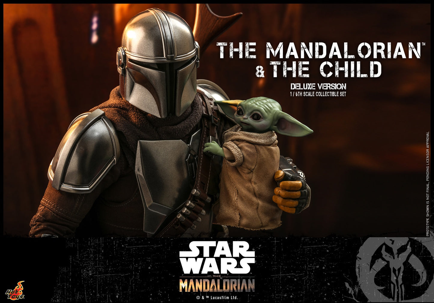 The Mandalorian & The Child Deluxe 1/6 - Star Wars: The Mandalorian Hot Toys