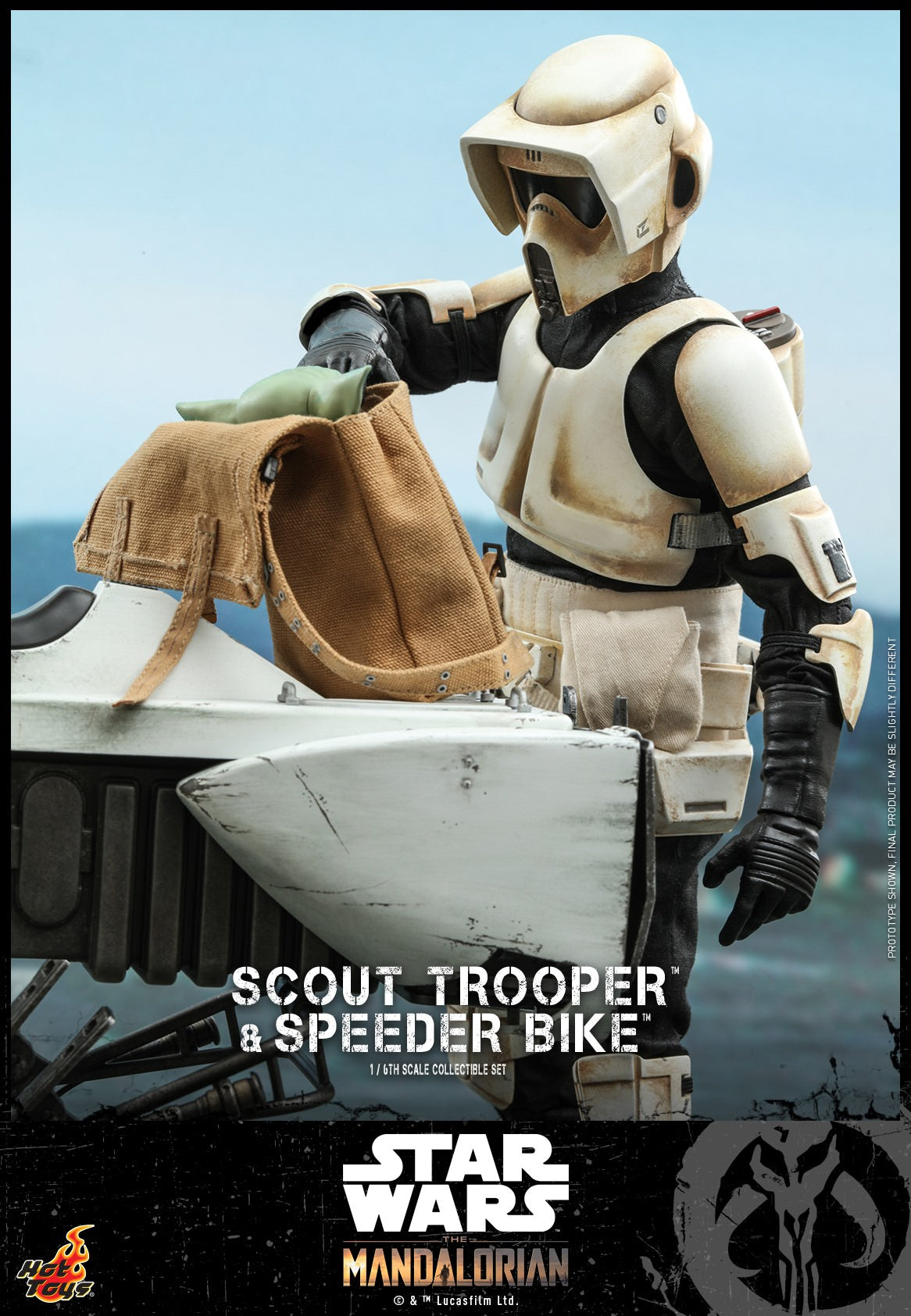 Scout Trooper & Speeder Bike 1/6 - Star Wars: The Mandalorian Hot Toys