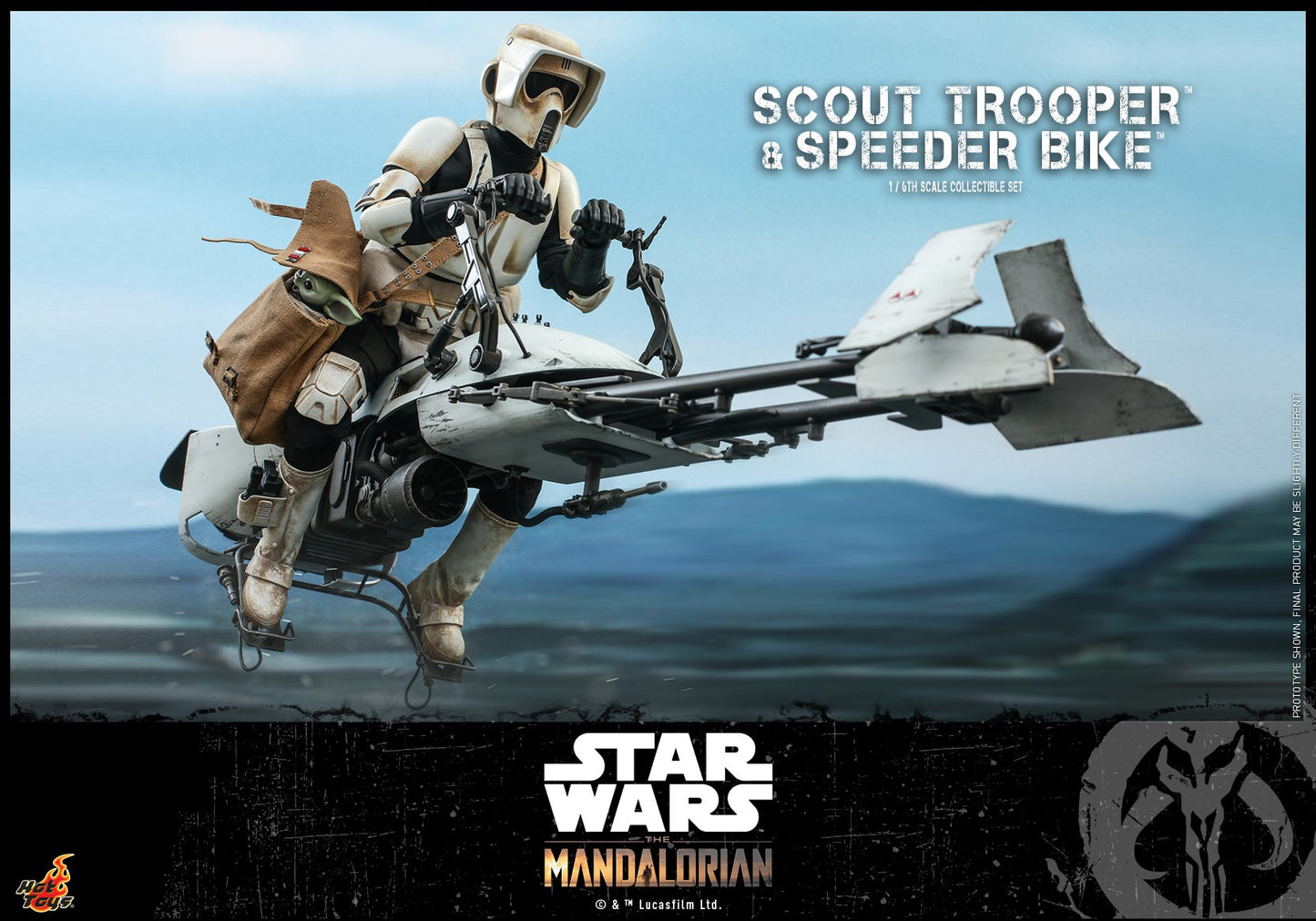 Scout Trooper & Speeder Bike 1/6 - Star Wars: The Mandalorian Hot Toys