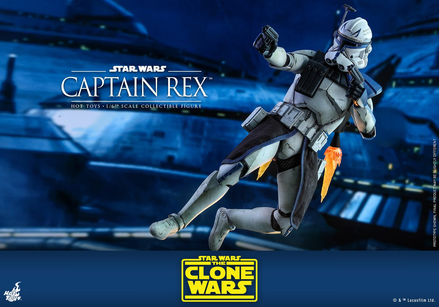 Captain Rex 1/6 - Star Wars: The Clone Wars Hot Toys