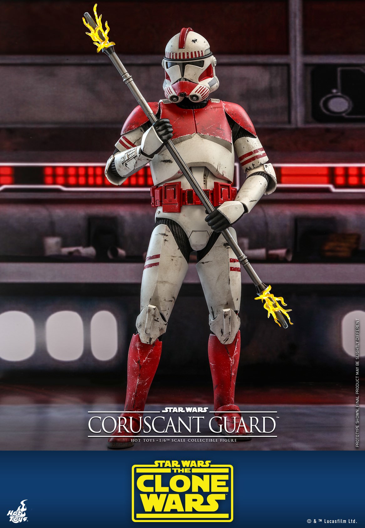 Coruscant Guard 1/6 - Star Wars: The Clone Wars Hot Toys
