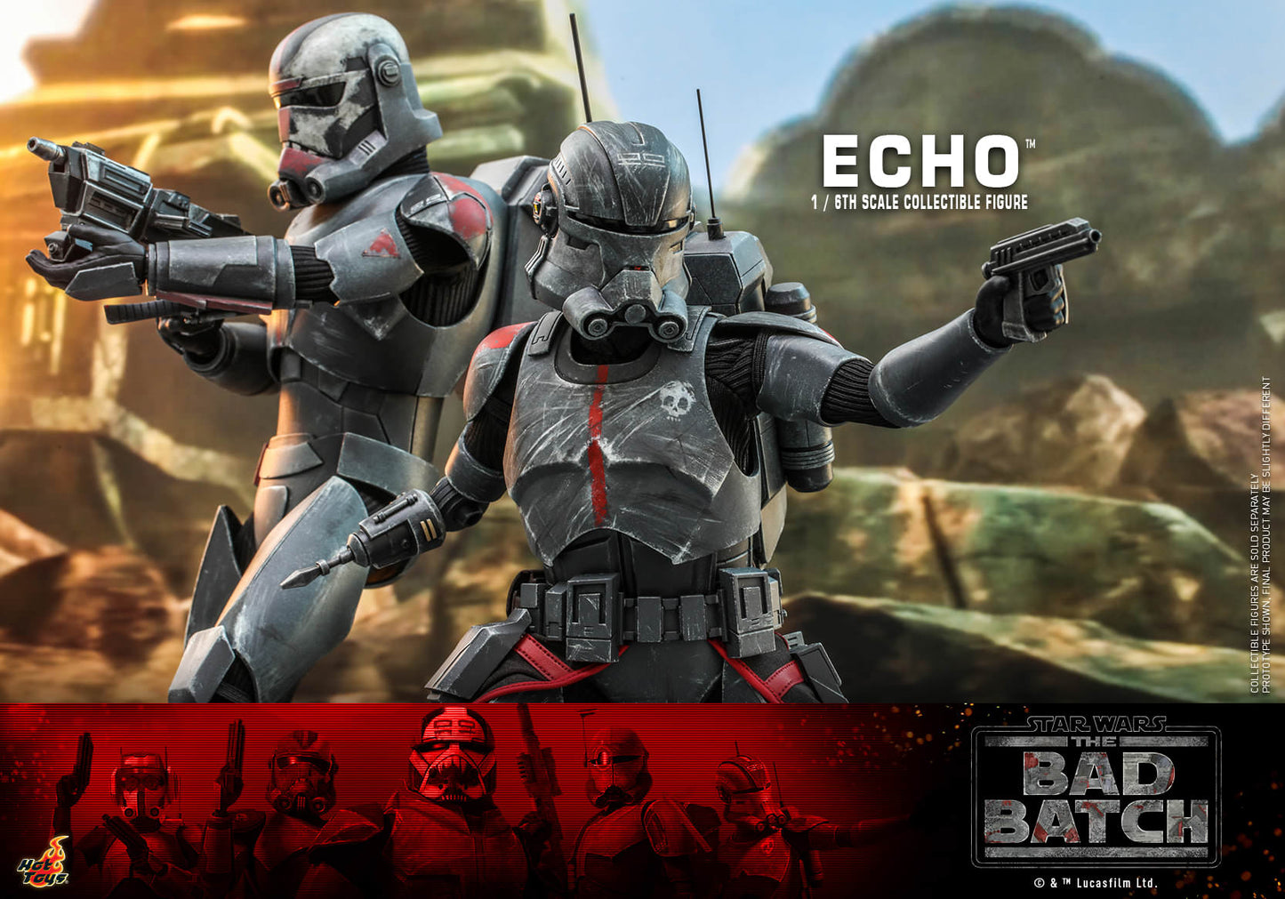 Echo 1/6 - Star Wars: The Bad Batch Hot Toys