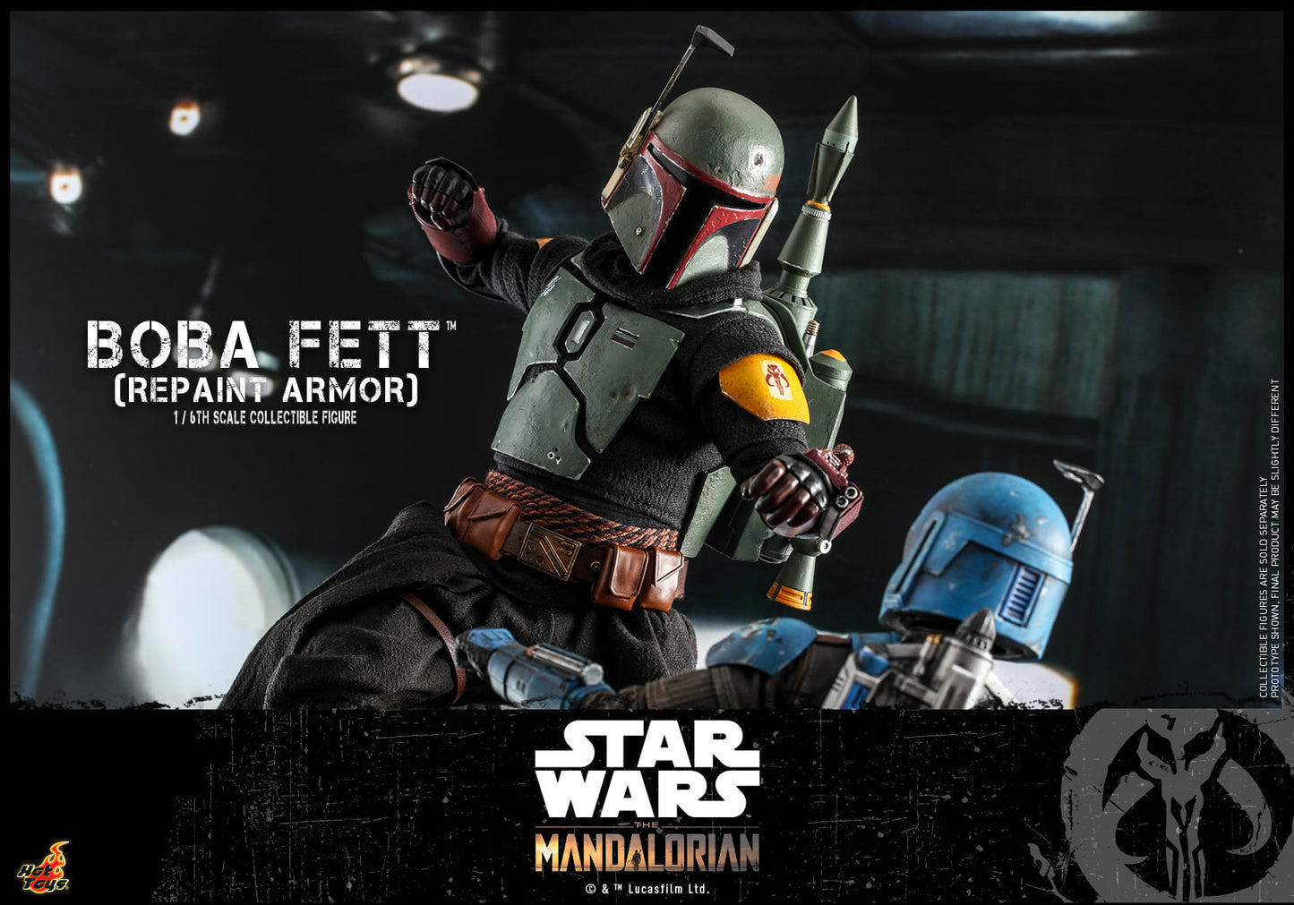 Boba Fett Rapaint Armor 1/6 - Star Wars: The Mandalorian Hot Toys