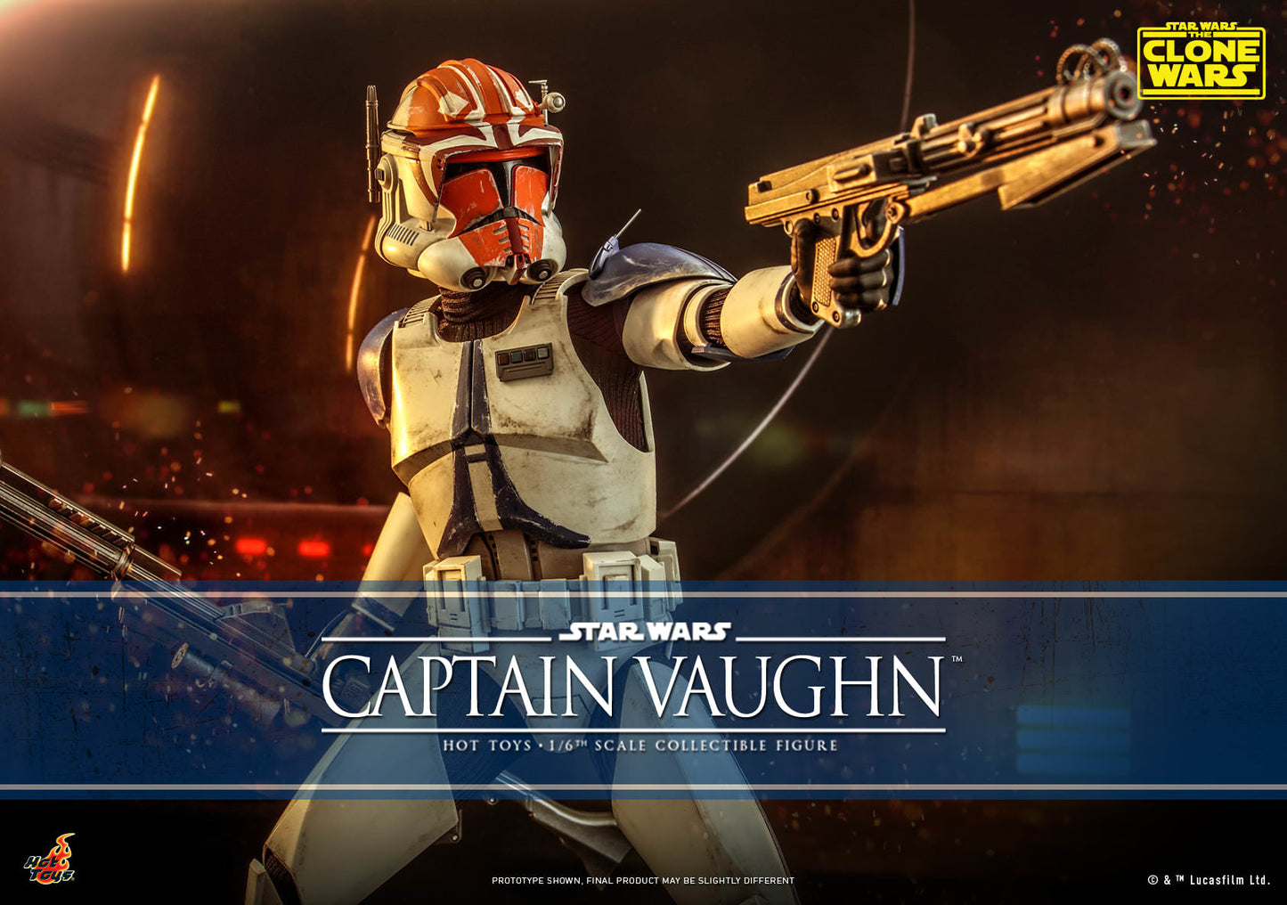 Captain Vaughn 1/6 - Star Wars: The Clone Wars Hot Toys