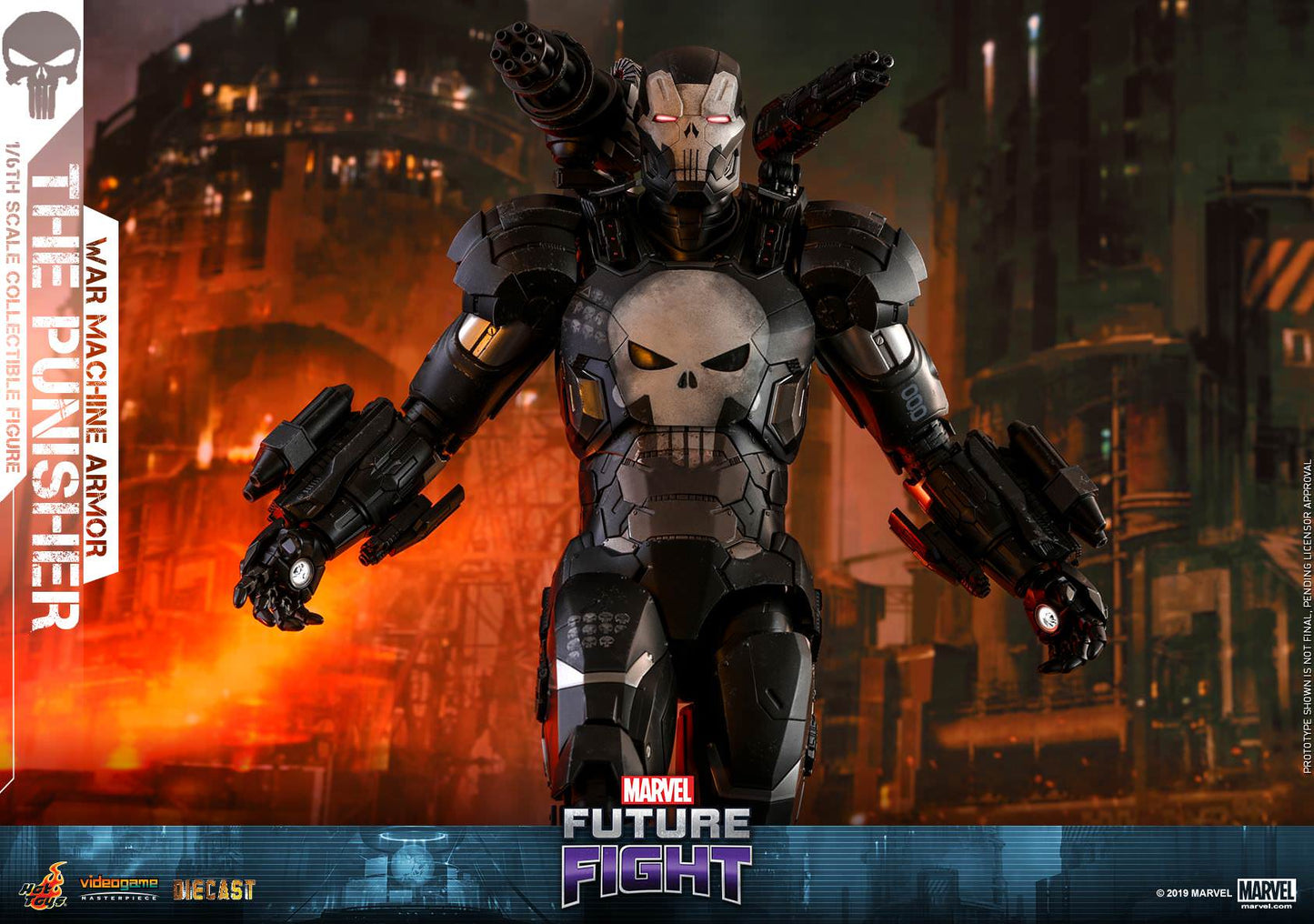The Punisher War Machine Armor 1/6 - Marvel Future Fight Hot Toys