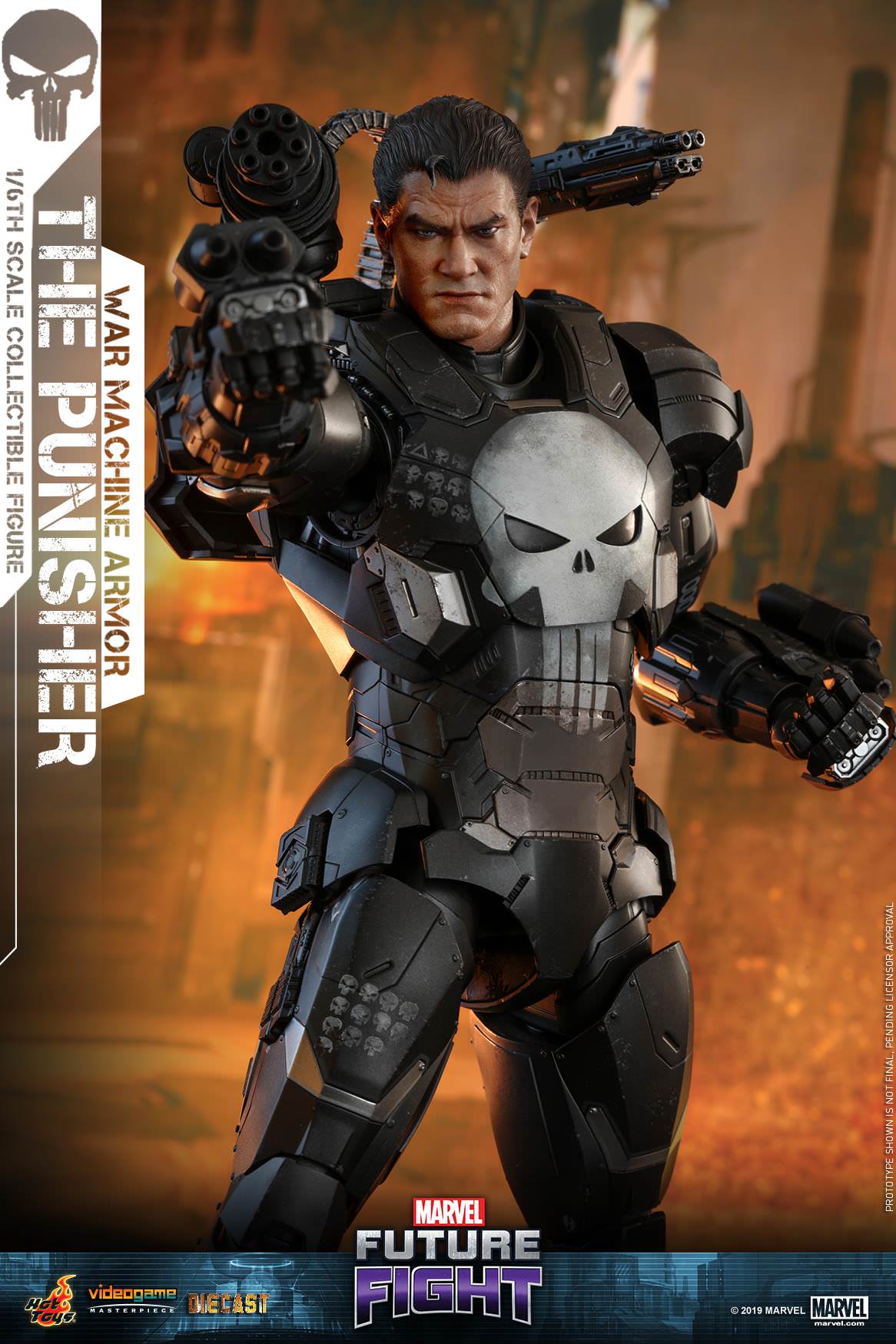 The Punisher War Machine Armor 1/6 - Marvel Future Fight Hot Toys