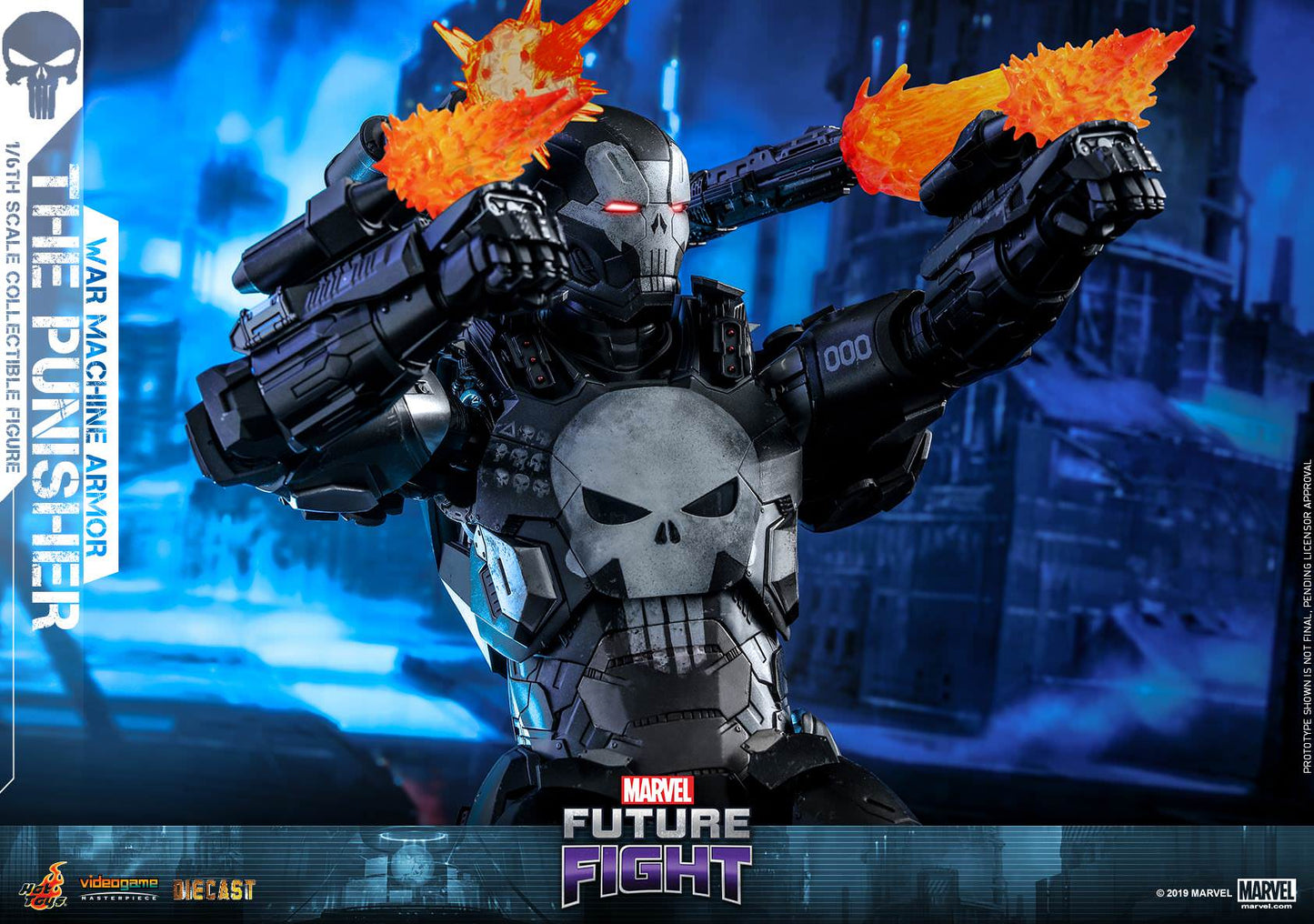 The Punisher War Machine Armor 1/6 - Marvel Future Fight Hot Toys