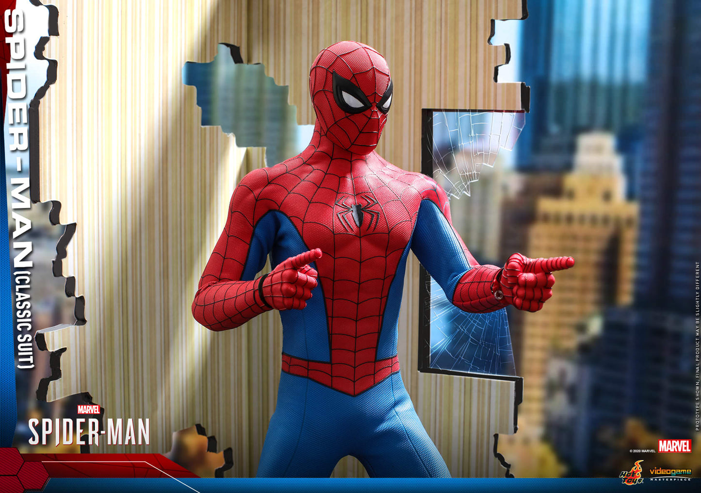 Spider-Man Classic Suit 1/6 - Marvel's Spider-Man Hot Toys