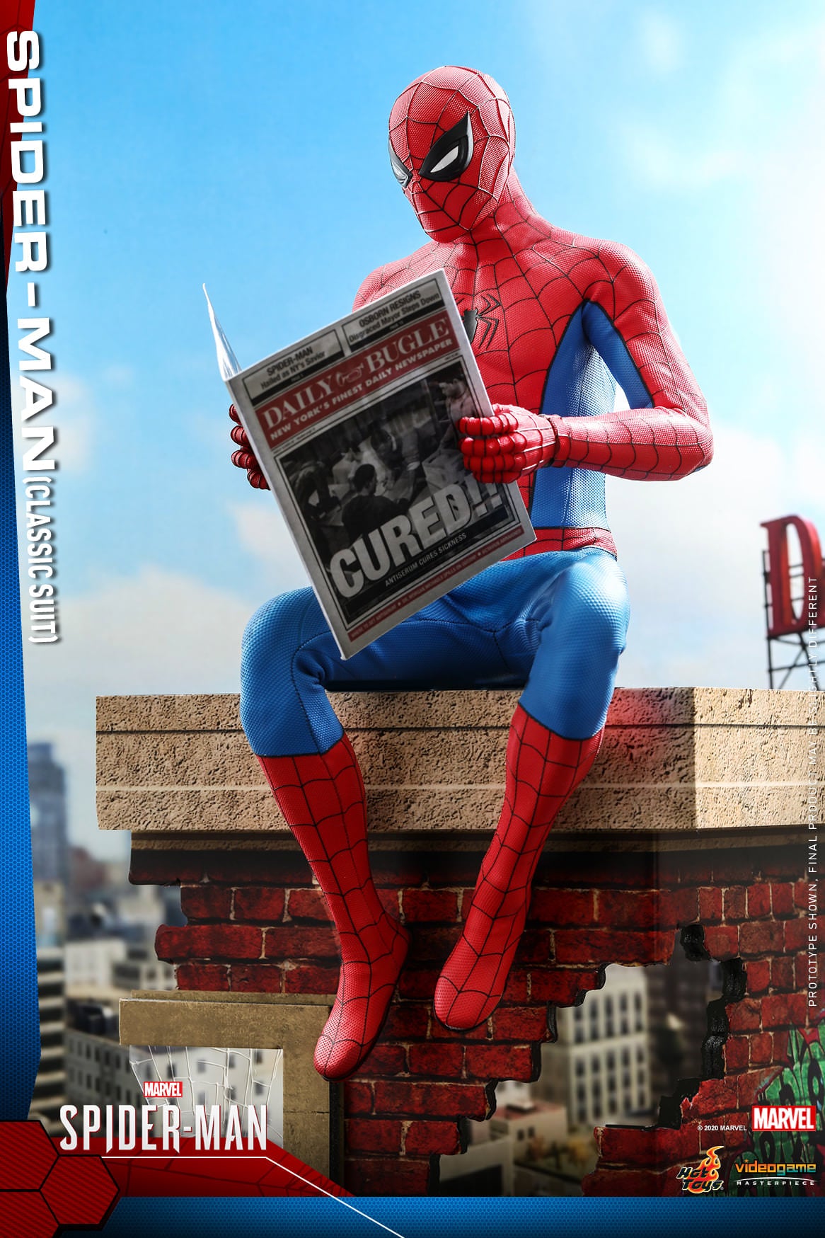Spider-Man Classic Suit 1/6 - Marvel's Spider-Man Hot Toys