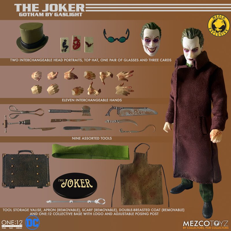 The Joker One:12 Deluxe - Gotham by Gaslight Mezco Toyz