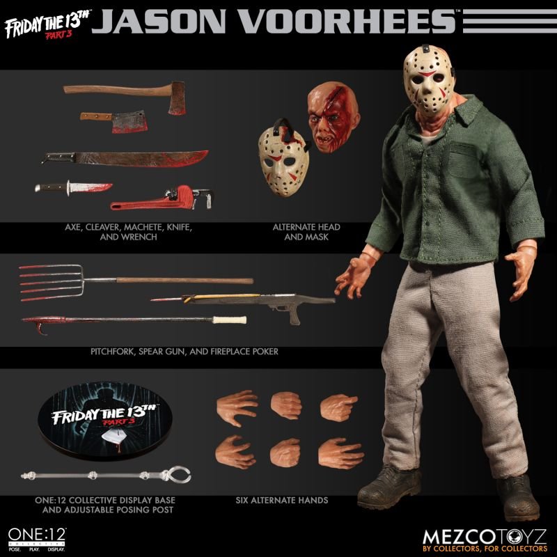 Jason Voorhees One:12 - Friday the 13th: Part III Mezco Toyz