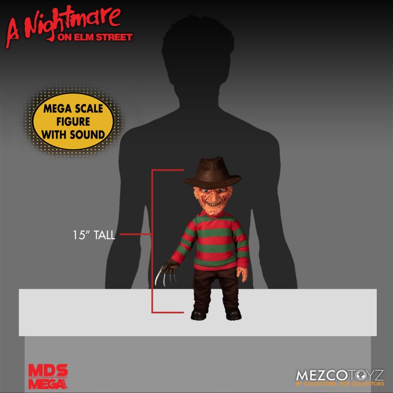 Freddy Krueger Mega Doll - A Nightmare on Elm Street Mezco Toyz