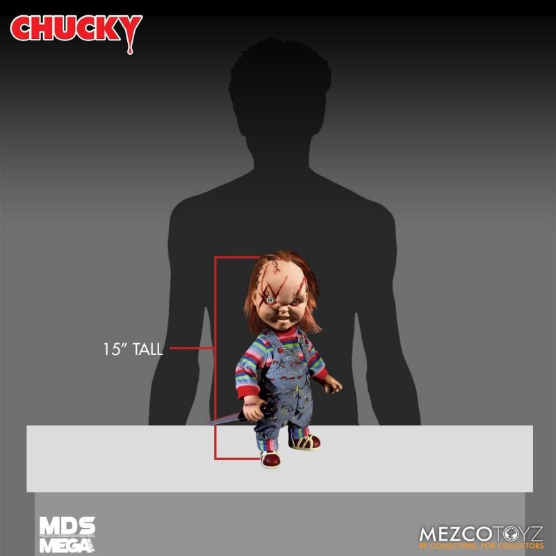 Scarred Chucky Mega Doll - Seed of Chucky Mezco Toyz