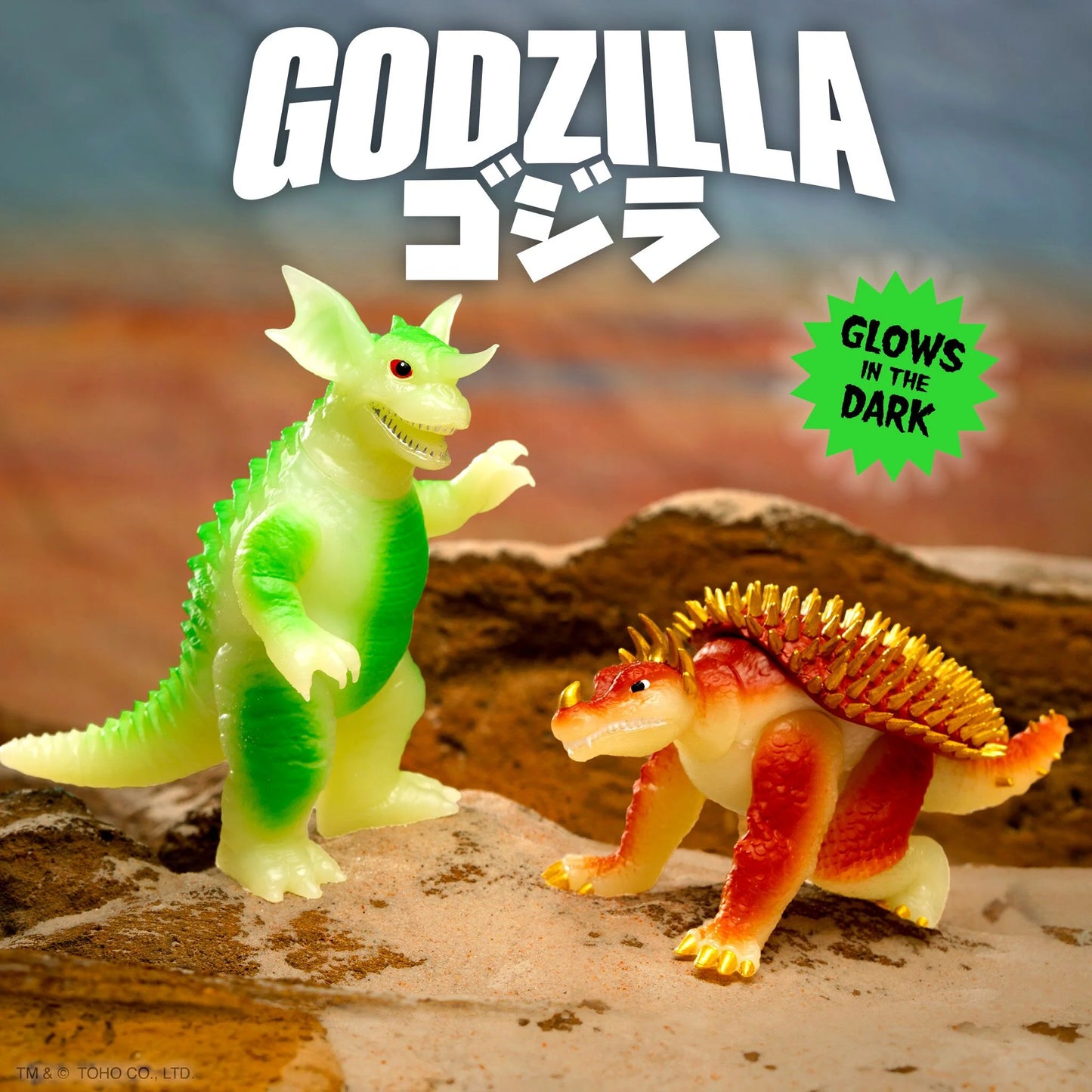 Anguirus (Glow) - Toho ReAction Super7 SDCC 2024