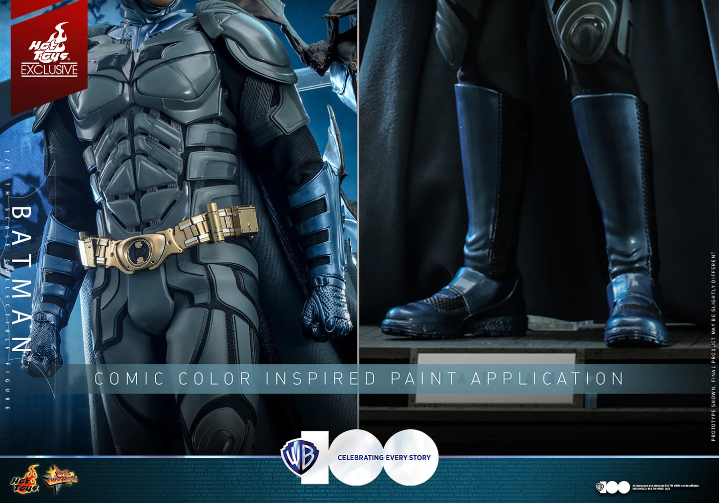 Batman (The Dark Knight Trylogy) 1/6 - Warner Bros: 100Th Aniversary Dc Hot Toys