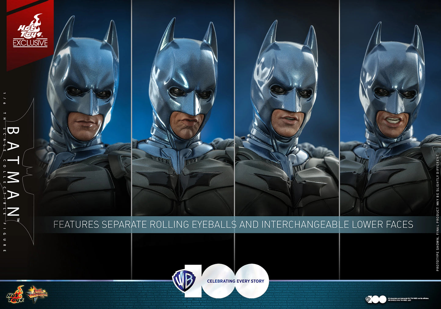 Batman (The Dark Knight Trylogy) 1/6 - Warner Bros: 100Th Aniversary Dc Hot Toys