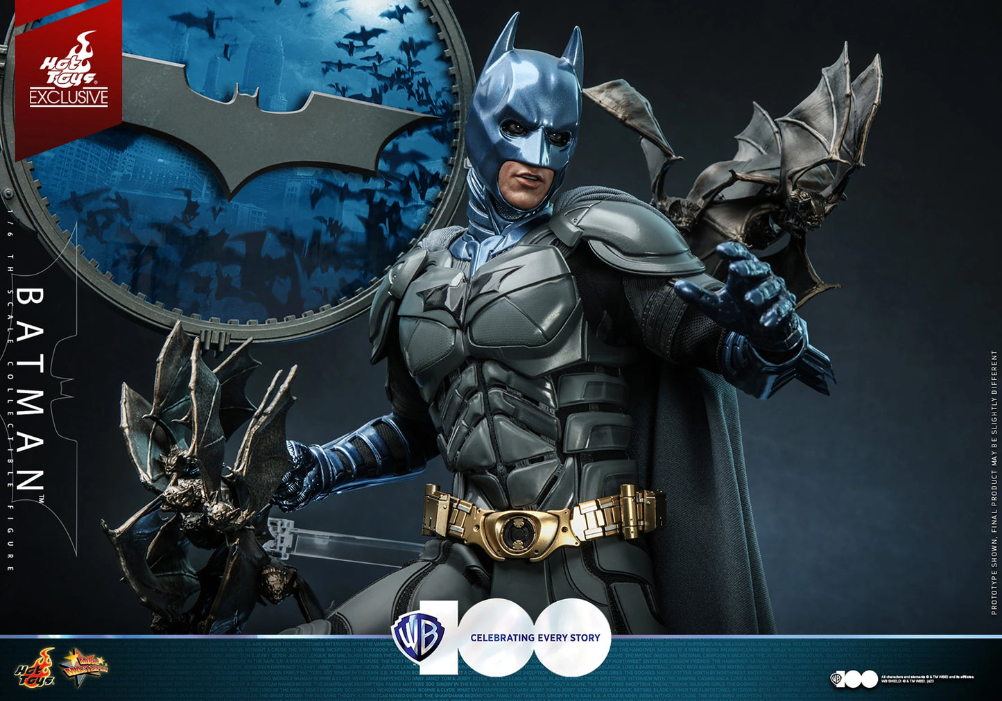 Batman (The Dark Knight Trylogy) 1/6 - Warner Bros: 100Th Aniversary Dc Hot Toys