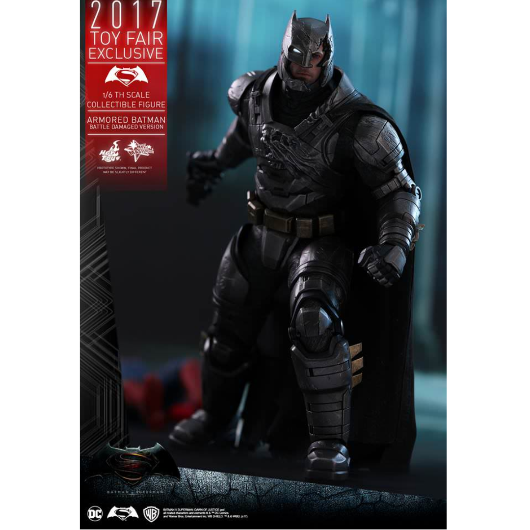 Armored Batman Battle Damaged Exclusive 1/6 - Batman vs. Superman Hot Toys