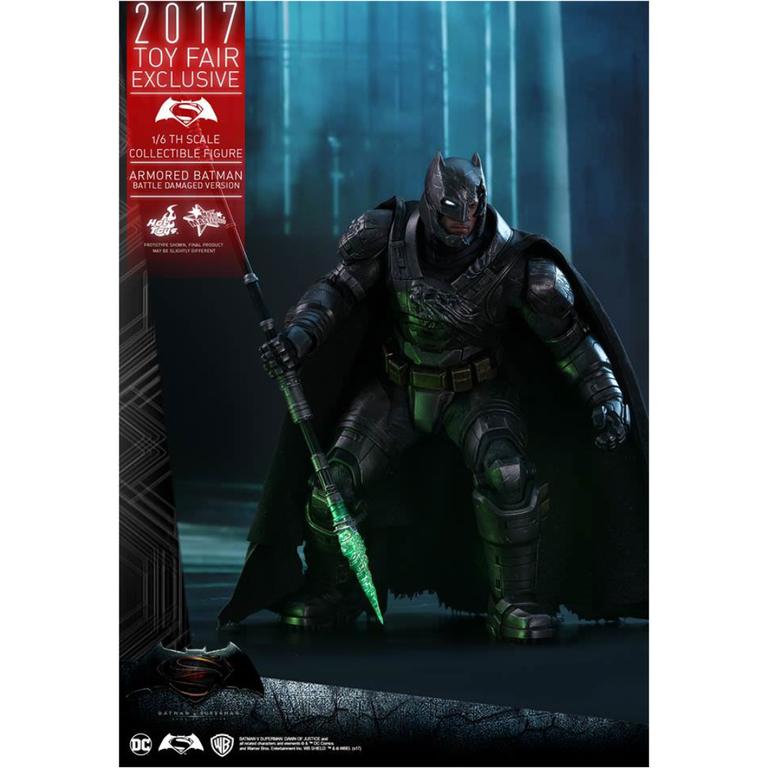 Armored Batman Battle Damaged Exclusive 1/6 - Batman vs. Superman Hot Toys