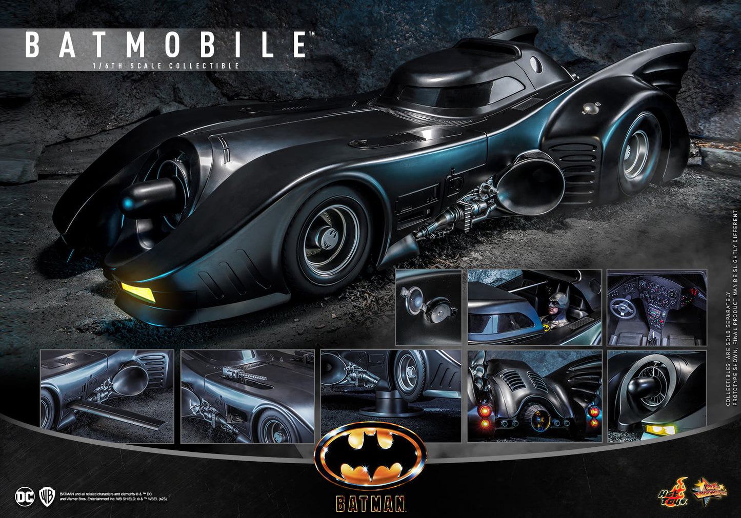 Batmobile 1989 - Dc: Batman 1989 Hot Toys