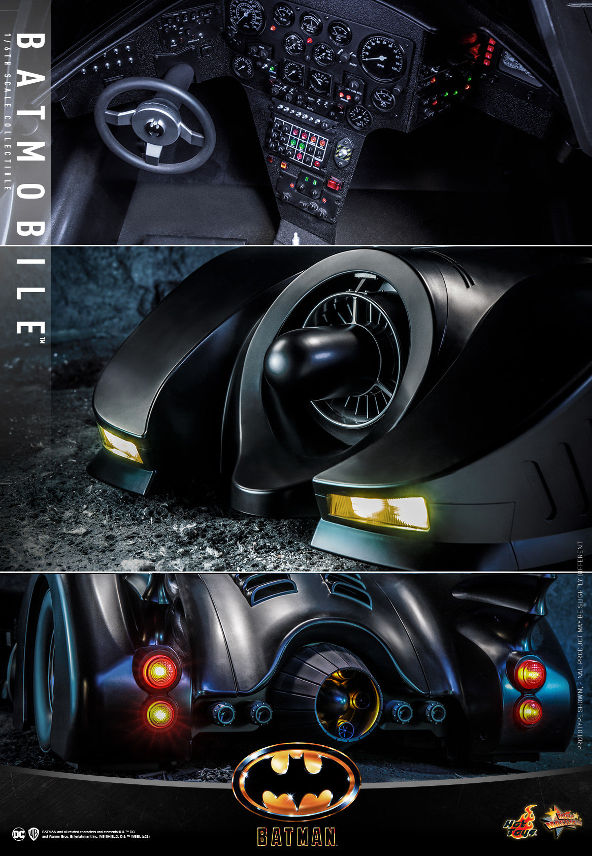 Batmobile 1989 - Dc: Batman 1989 Hot Toys