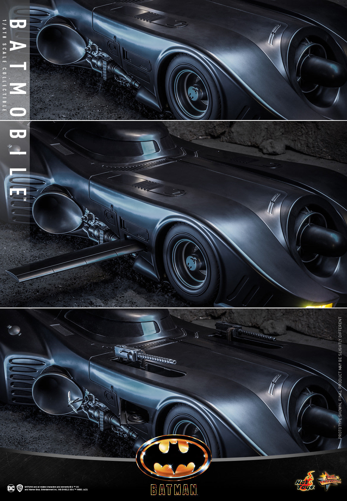 Batmobile 1989 - Dc: Batman 1989 Hot Toys