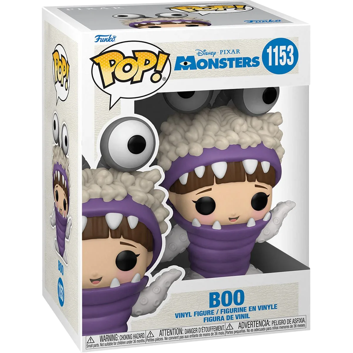 Boo with Hood Up 1153 - Funko Pop! Monsters Inc.