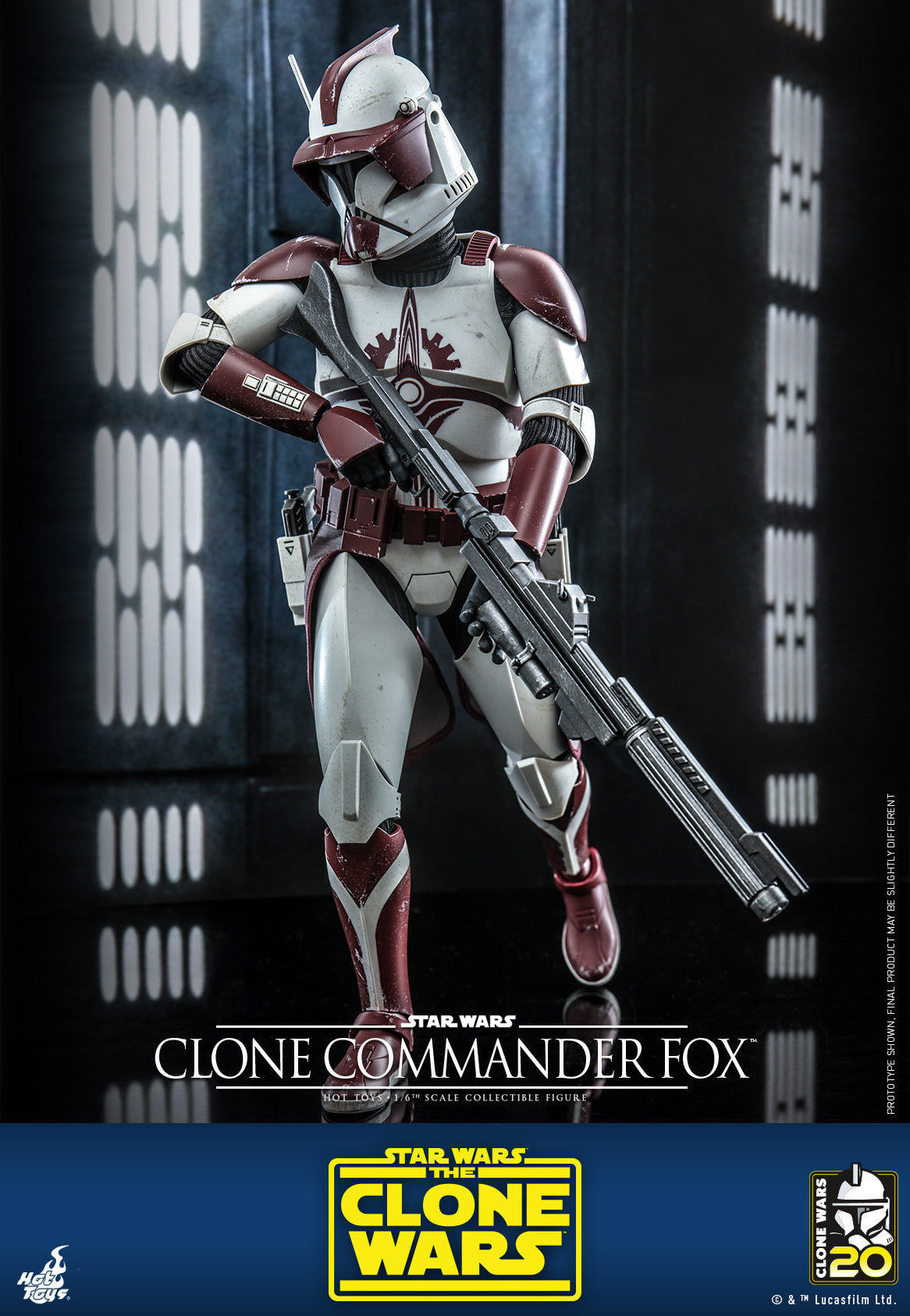 Clone Commander Fox 1/6 - Star Wars: The Clone Wars Hot Toys