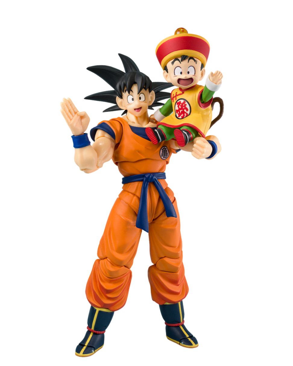 Son Goku & Son Gohan Kid & Kintoun - Dragon Ball Z S.H.Figuarts Sdcc 2024