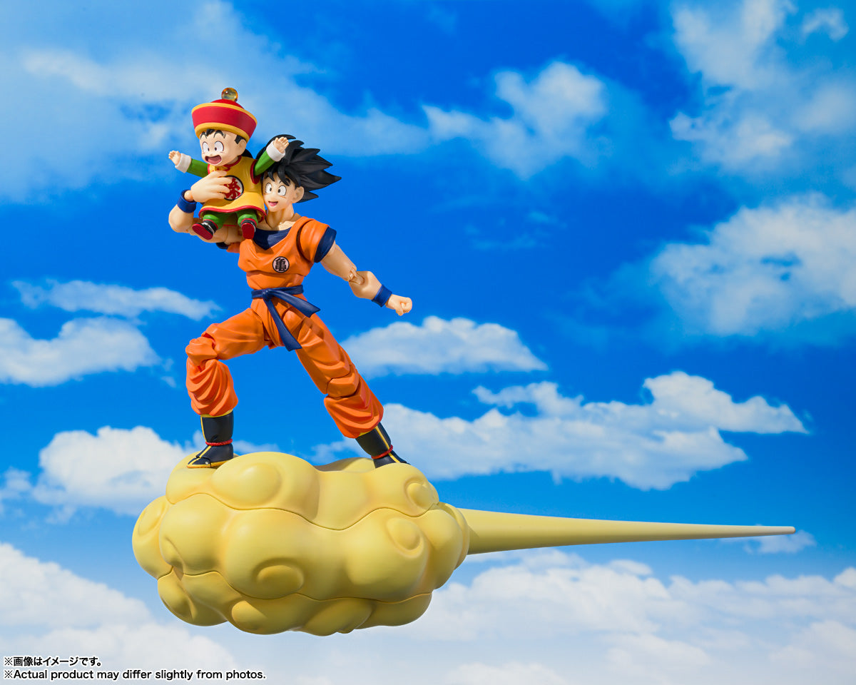 Son Goku & Son Gohan Kid & Kintoun - Dragon Ball Z S.H.Figuarts Sdcc 2024