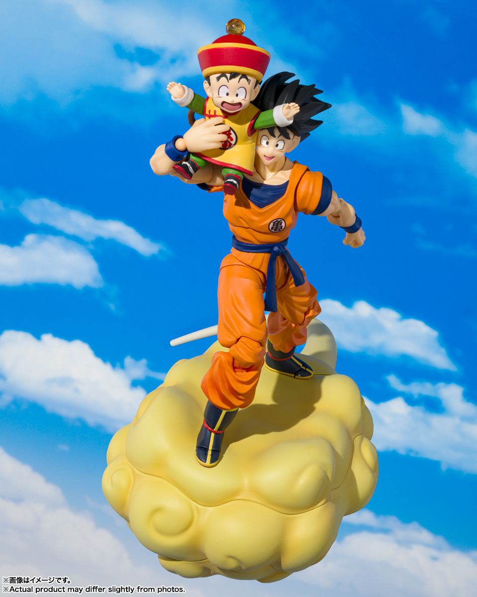 Son Goku & Son Gohan Kid & Kintoun - Dragon Ball Z S.H.Figuarts Sdcc 2024