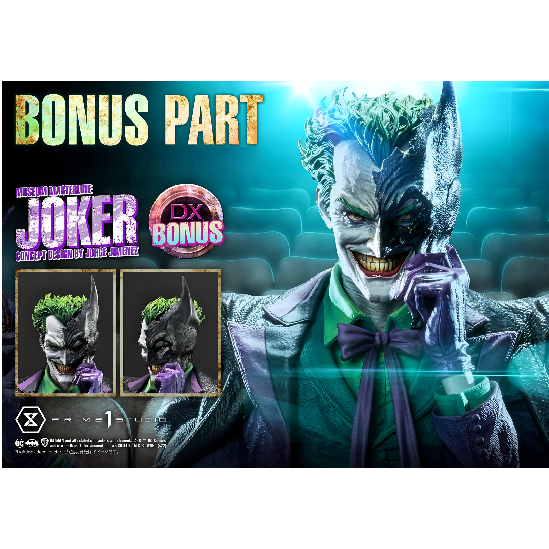 The Joker By Jorge Jimenez Dx Bonus - Dc Comics Batman Museum Masterline Prime 1 Studios